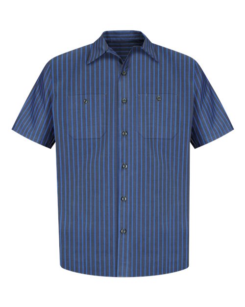 Red Kap Men's Tall Industrial Short Sleeve Work Shirt SP24T