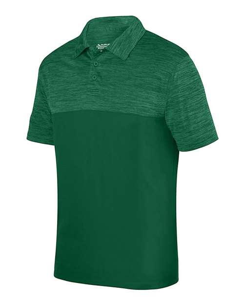 Custom EmbroideredAugusta Sportswear Unisex Shadow Tonal Heather Polo 6484 Dark Green