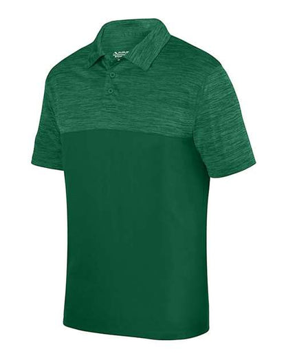 Custom EmbroideredAugusta Sportswear Unisex Shadow Tonal Heather Polo 6484 Dark Green