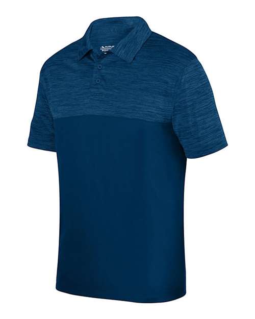 Custom EmbroideredAugusta Sportswear Unisex Shadow Tonal Heather Polo 6484 Navy