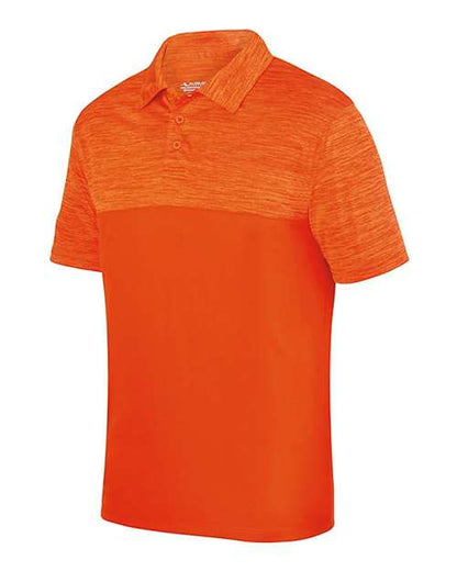 Custom EmbroideredAugusta Sportswear Unisex Shadow Tonal Heather Polo 6484 Orange