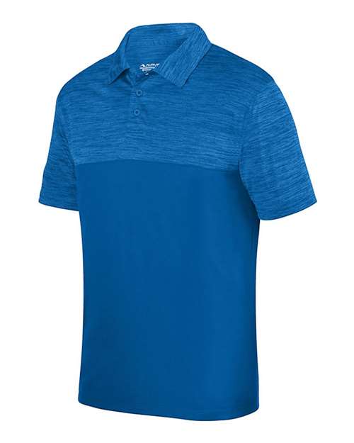 Custom EmbroideredAugusta Sportswear Unisex Shadow Tonal Heather Polo 6484 Royal
