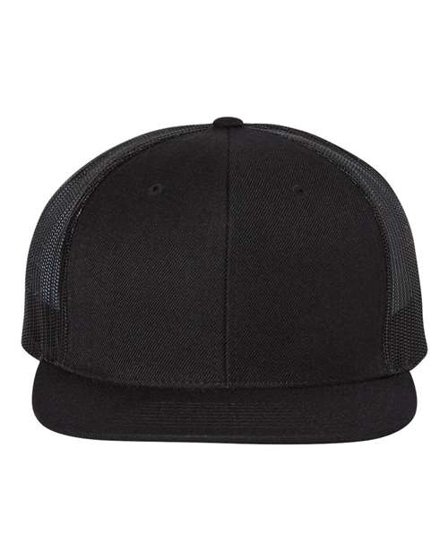 Richardson Wool Blend Flat Bill Trucker Cap 511