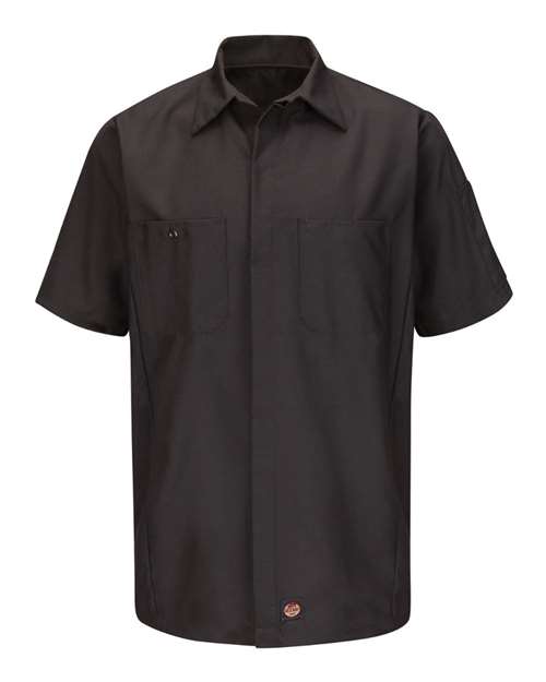 Red Kap Men's Tall Short Sleeve Automotive Crew Shirt SY20T