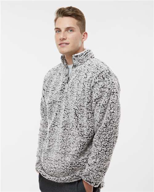 J. America Sherpa Quarter-Zip Pullover 8454