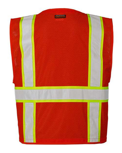 Kishigo EV Series® Enhanced Visibility Multi-Pocket Mesh Vest B100-111