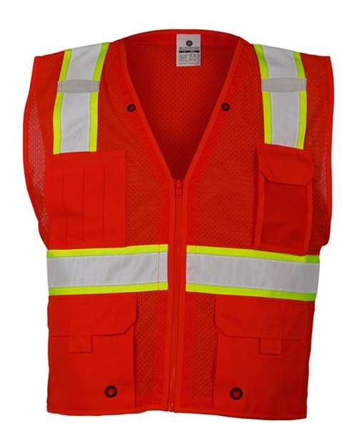 Kishigo EV Series® Enhanced Visibility Multi-Pocket Mesh Vest B100-111