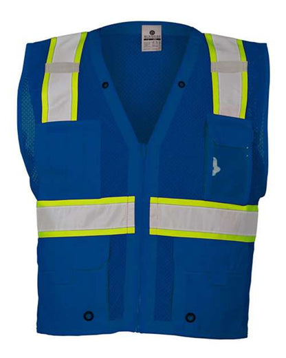 Kishigo EV Series® Enhanced Visibility Multi-Pocket Mesh Vest B100-111