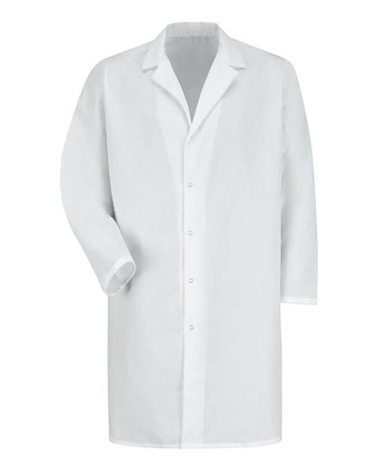 Red Kap Gripper Front Lab Coat - Tall Sizes KP18T Custom Embroidered Business Logo