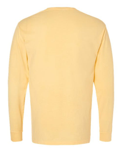 ComfortWash by Hanes Garment-Dyed Long Sleeve T-Shirt GDH200 Summer Squash Yellow