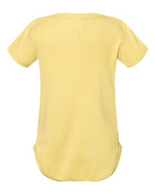 Rabbit Skins Infant Baby Rib Bodysuit 4400 Butter