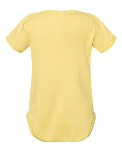 Rabbit Skins Infant Baby Rib Bodysuit 4400 Butter