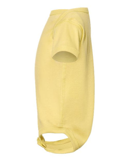 Rabbit Skins Infant Baby Rib Bodysuit 4400 Butter
