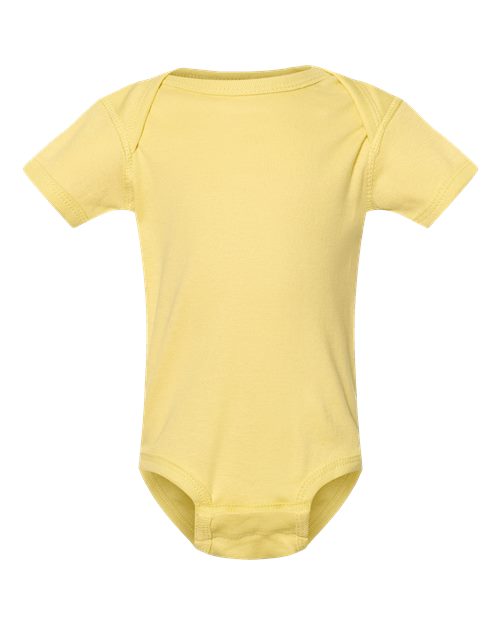 Rabbit Skins Infant Baby Rib Bodysuit 4400 Butter