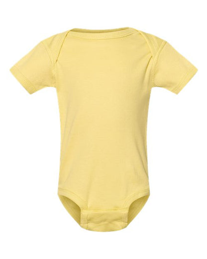 Rabbit Skins Infant Baby Rib Bodysuit 4400 Butter