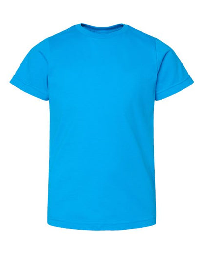 LAT Youth Fine Jersey Tee 6101 Turquoise