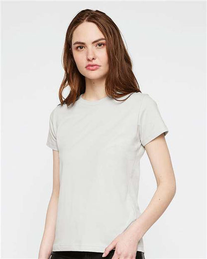 LAT Women's Fine Jersey Tee 3516 Silver