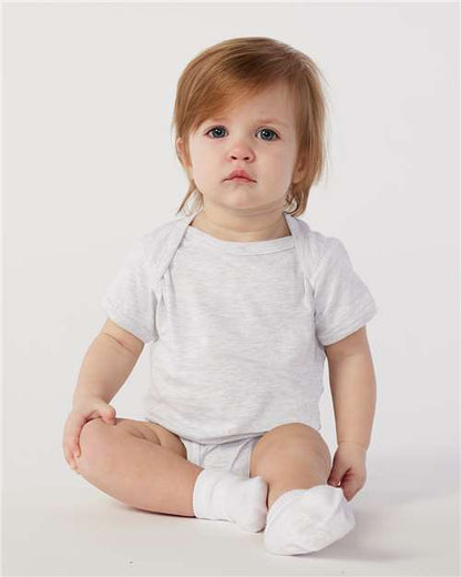 Rabbit Skins Infant Fine Jersey Bodysuit 4424 Ash
