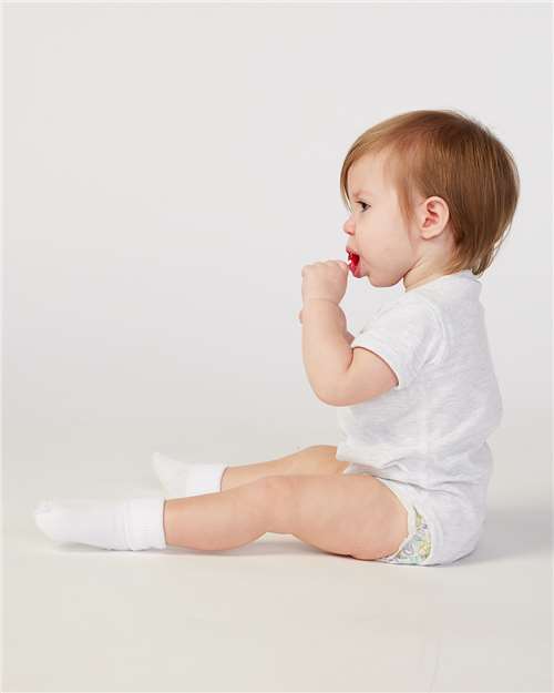 Rabbit Skins Infant Fine Jersey Bodysuit 4424 Ash