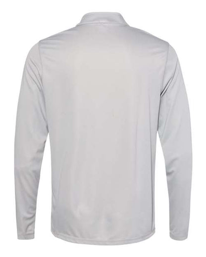 Custom EmbroideredAugusta Sportswear Men's Attain Color Secure Performance Quarter-Zip Pullover 6683 Silver