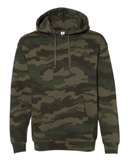 Independent Trading Co. Heavyweight Hooded Sweatshirt IND4000 Dusty Sage Custom Embroidered Business Logo