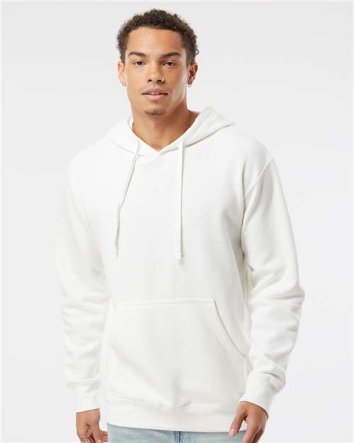 Independent Trading Co. Midweight Pigment-Dyed Hooded Sweatshirt PRM4500 Pigment Yellow Custom Embroidered Business Logo