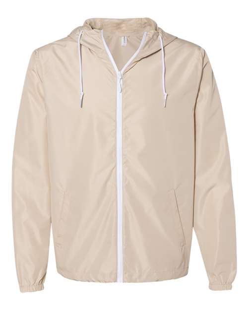 Independent Trading Co. Men's Lightweight Windbreaker Full-Zip Jacket 5996