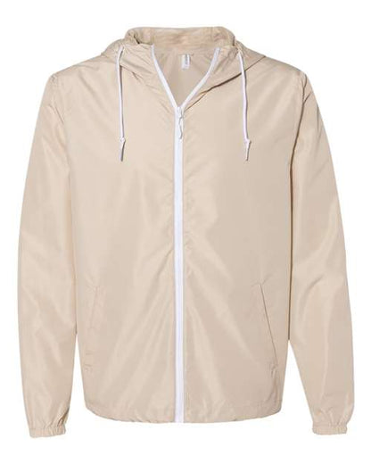 Independent Trading Co. Men's Lightweight Windbreaker Full-Zip Jacket 5996