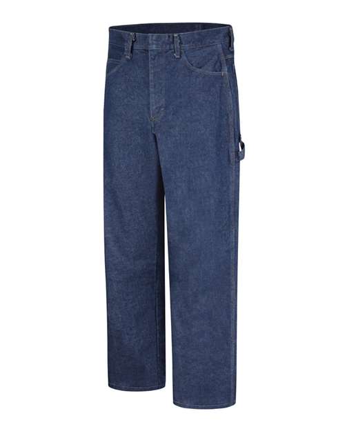Bulwark Men's Flame Resistant Pre-Washed Denim Dungaree 4620