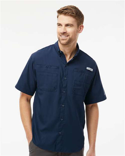 Columbia PFG Tamiami™ II Short Sleeve Shirt 128705 Custom Embroidered Business Logo