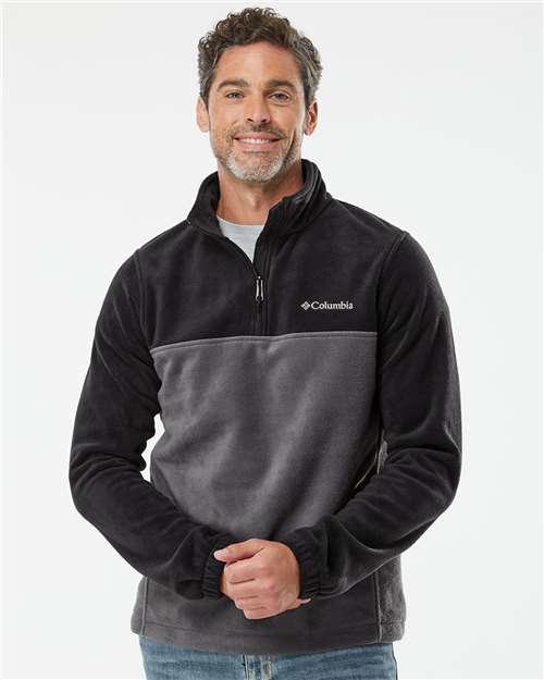 Columbia Steens Mountain™ Fleece Quarter-Zip Pullover 162019 Custom Embroidered Business Logo