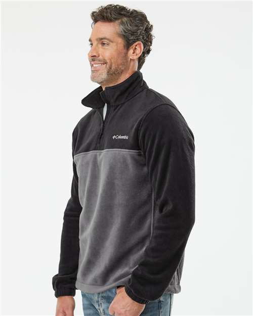 Columbia Steens Mountain™ Fleece Quarter-Zip Pullover 162019 Custom Embroidered Business Logo