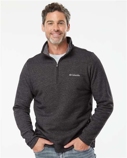 Columbia Steens Mountain™ Fleece Quarter-Zip Pullover 162019 Custom Embroidered Business Logo