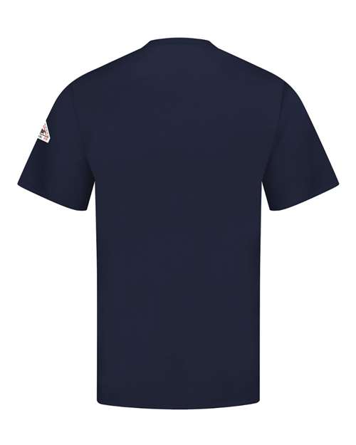 Custom EmbroideredBulwark Men's Flame-Resistant Excel FR Shirt 6769 Navy