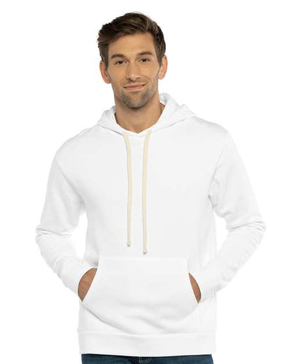 Custom Embroidered  Next Level Santa Barbara Hoodie 9303 White