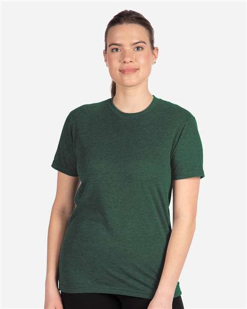 Next Level Sueded T-Shirt 6410 Heather Forest Green