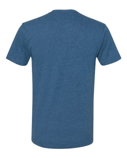 Next Level Sueded T-Shirt 6410 Heather Cool Blue