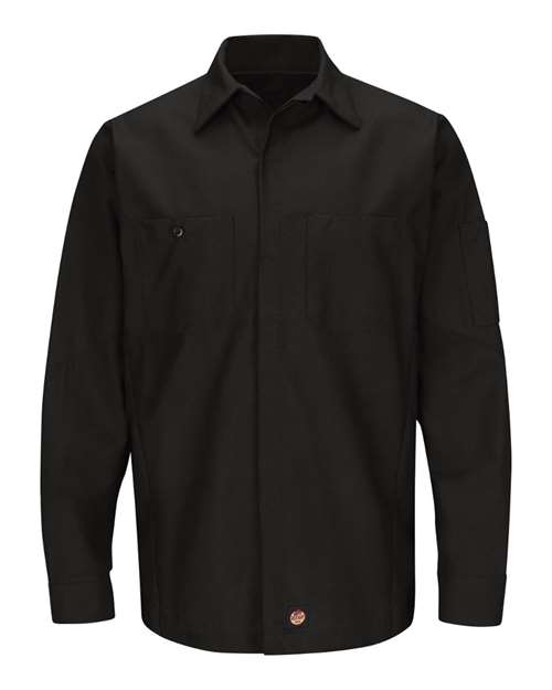 Red Kap Mimix™ Pro+ Short Sleeve Work Shirt With OilBlok SX46 Custom Embroidered Business Logo