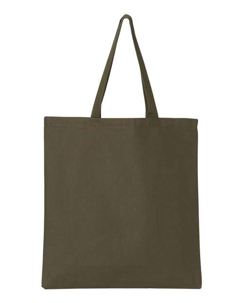 Q-Tees Promotional Tote Q800 Custom Embroidered Business Logo