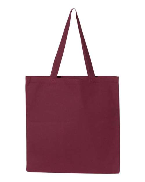 Q-Tees Promotional Tote Q800 Custom Embroidered Business Logo