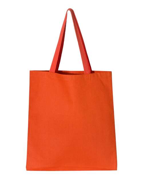 Q-Tees Promotional Tote Q800 Custom Embroidered Business Logo