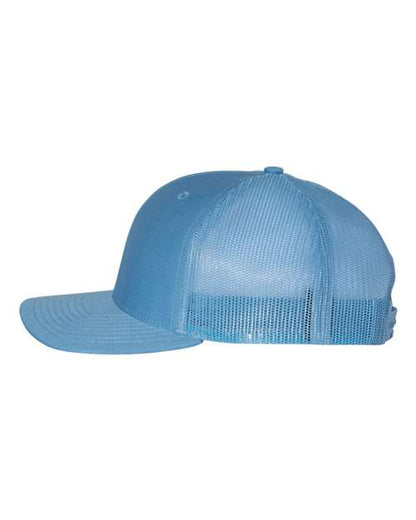 Richardson Snapback Trucker Cap 112 Columbia Blue Custom Embroidered Business Logo