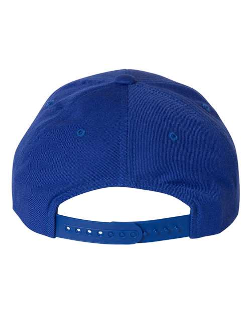 YP Classics Premium Curved Visor Snapback Cap 6789M Custom Embroidered Business Logo