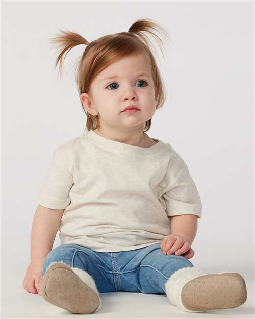 Rabbit Skins Infant Fine Jersey Tee 3322 Natural Heather