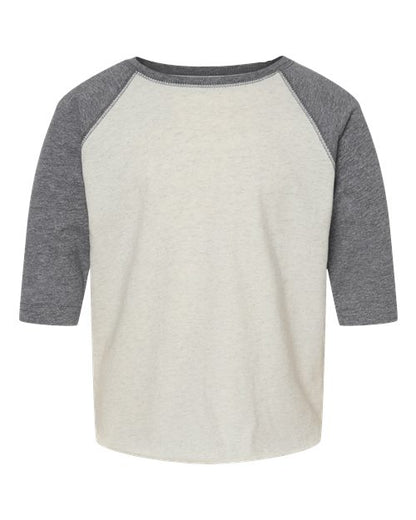 Rabbit Skins Toddler Baseball Fine Jersey Three-Quarter Sleeve Tee 3330