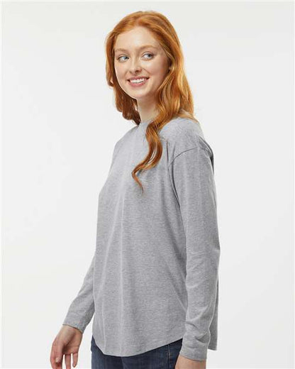 LAT Women's Fine Jersey Long Sleeve Tee 3508