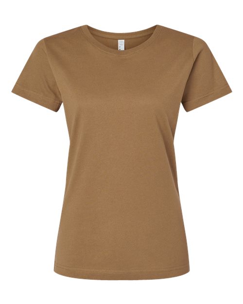 LAT Women's Fine Jersey Tee 3516 Coyote Brown