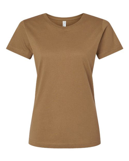 LAT Women's Fine Jersey Tee 3516 Coyote Brown