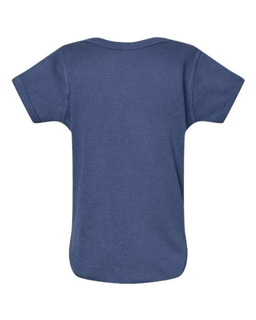 Rabbit Skins Infant Baby Rib Bodysuit 4400 Indigo