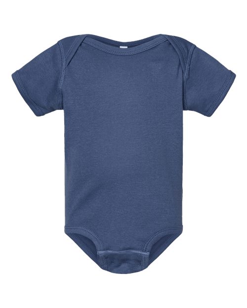 Rabbit Skins Infant Baby Rib Bodysuit 4400 Indigo